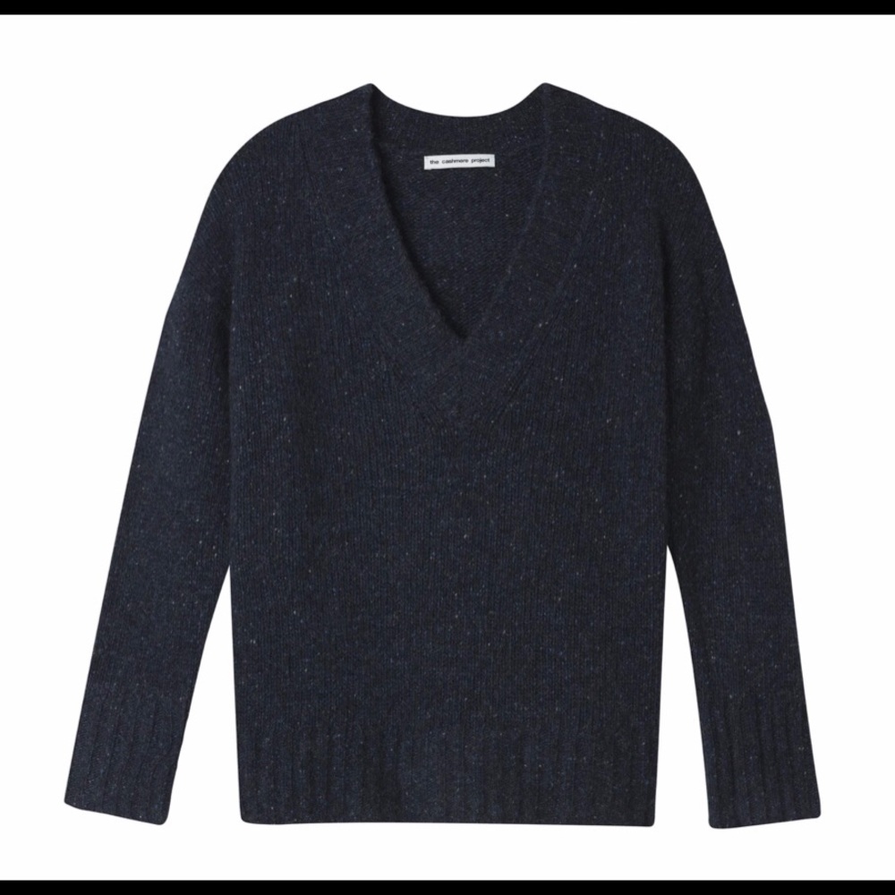 Cashmere Yarn V-Neck